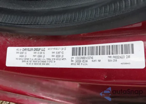 2014 Dodge Avenger Se from USA, damaged, VIN 1C3CDZAB8EN153746